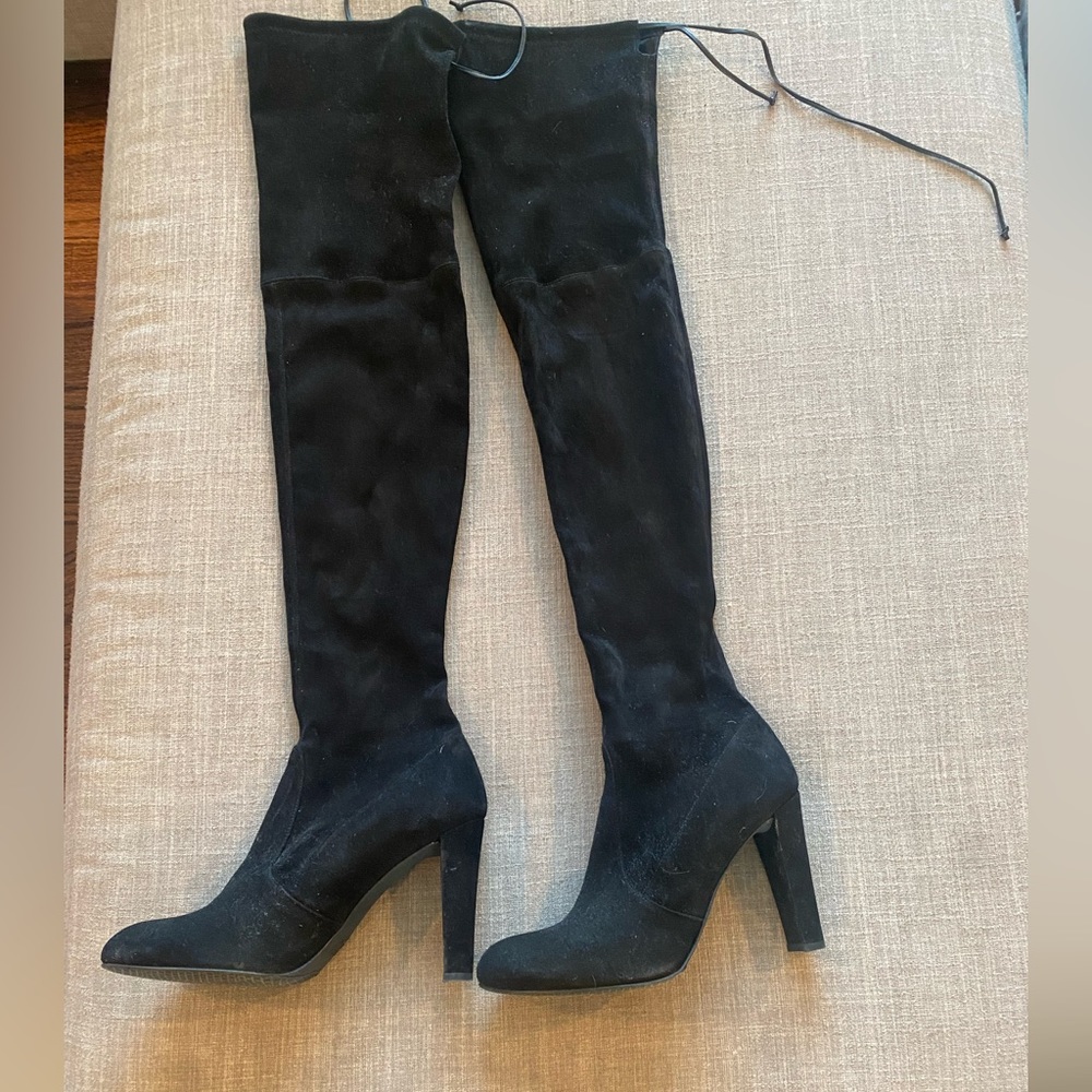 Stuart Weitzman over the knee suede boots
